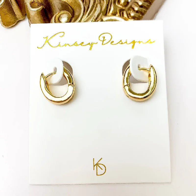 Omega Back Earrings-Kinsey Designs | Jack Huggie Earrings in Gold