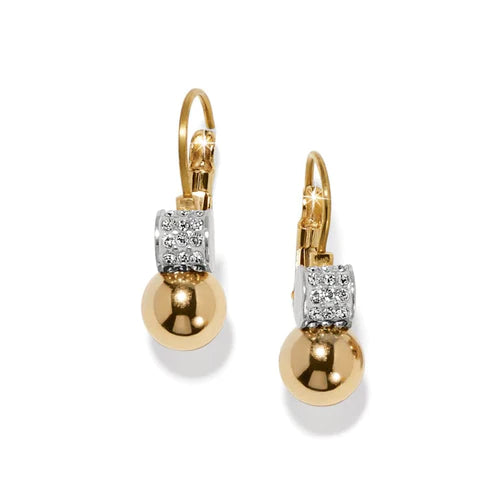 Star Earrings-Brighton | Meridian Petite Leverback Earrings in Gold Tone