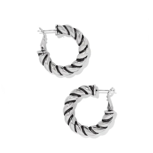 Rock Earrings-Brighton | Interlok Twist Medium Hoop Earring