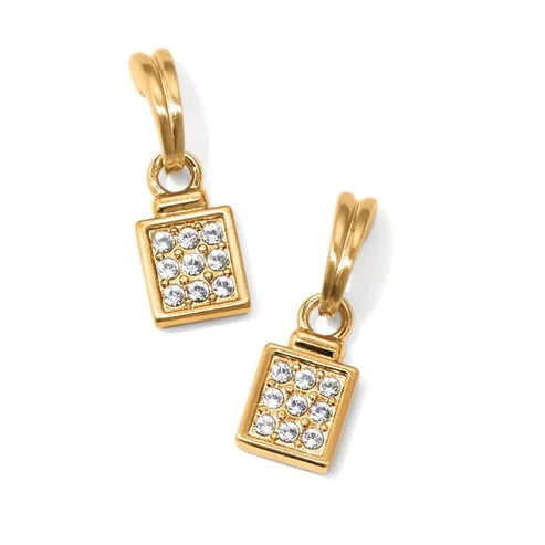 Elegant Earrings-Brighton | Meridian Zenith Mini Post Drop Earrings in Gold Tone