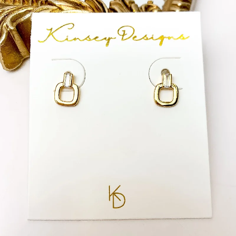 Push-Back Earrings-Kinsey Designs | Lucky Post Earrings