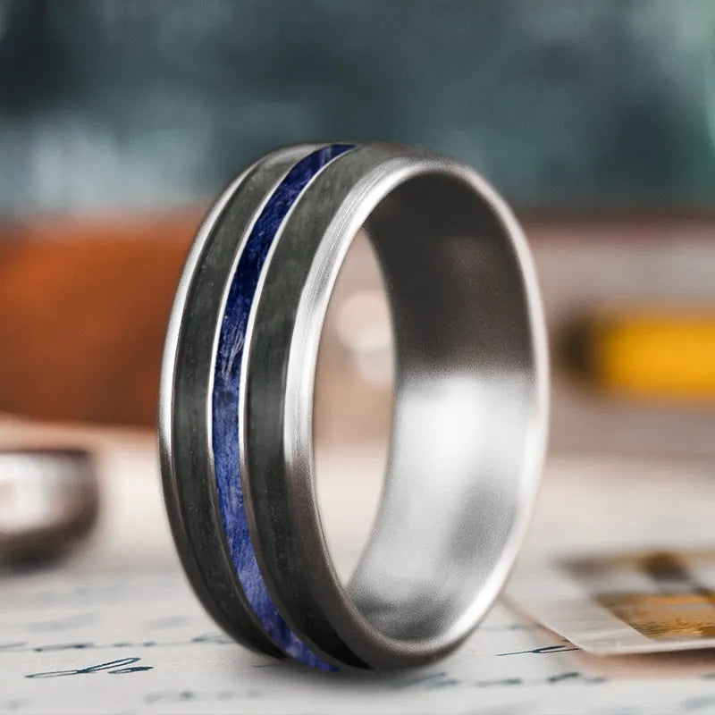 Swirl style rings-Custom Design - 3-Inlay Narrow Center Ring B7NlX32PqToyr9qsIFk__x1K