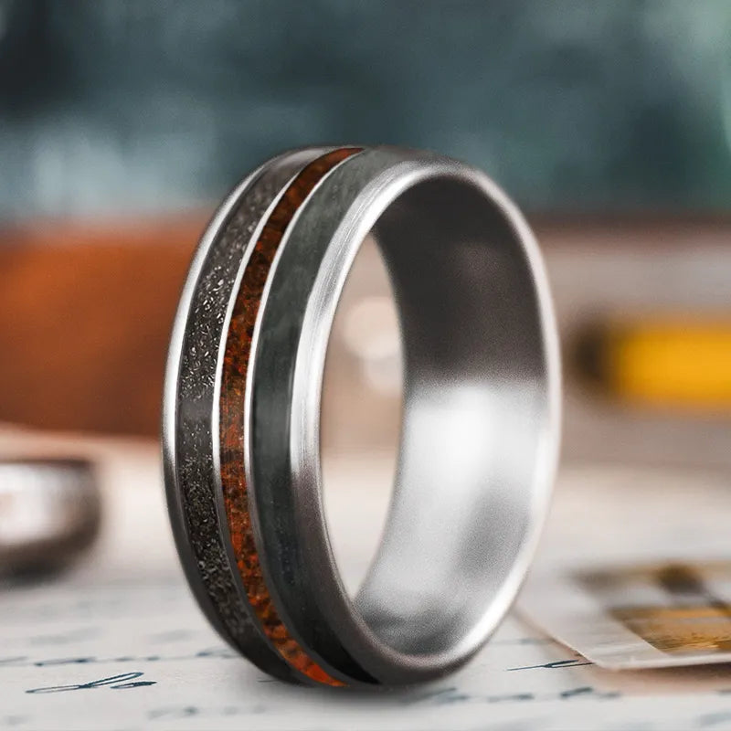 Fine cord rings-Custom Design - 3-Inlay Narrow Center Ring sI_kv8FgfbS67y-JexyHDMoi