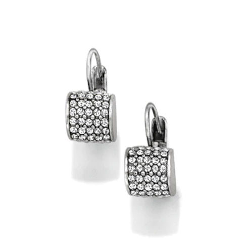 Sun Earrings-Brighton | Meridian Leverback Earrings in Silver Tone