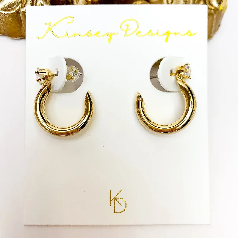 Rock Earrings-Kinsey Designs | Hugo Hoop Earrings