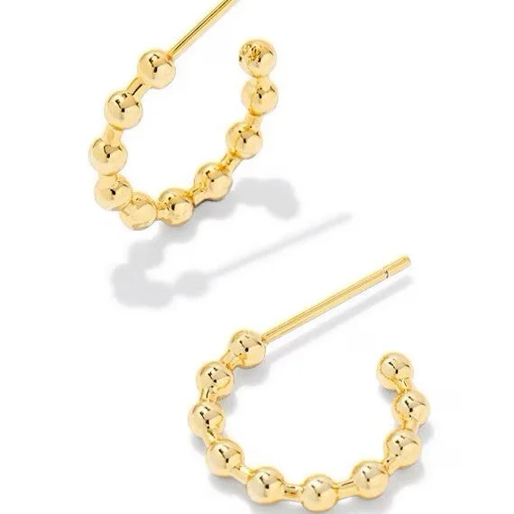 Fairy Earrings-Kendra Scott | Oliver Gold Huggie Earrings