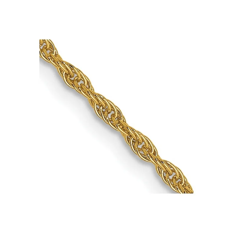 Playful bead necklaces-Classic Necklaces-Curata 1.5mm 14k Yellow Gold 1.5mm Loose Rope Necklace - 24 Inch