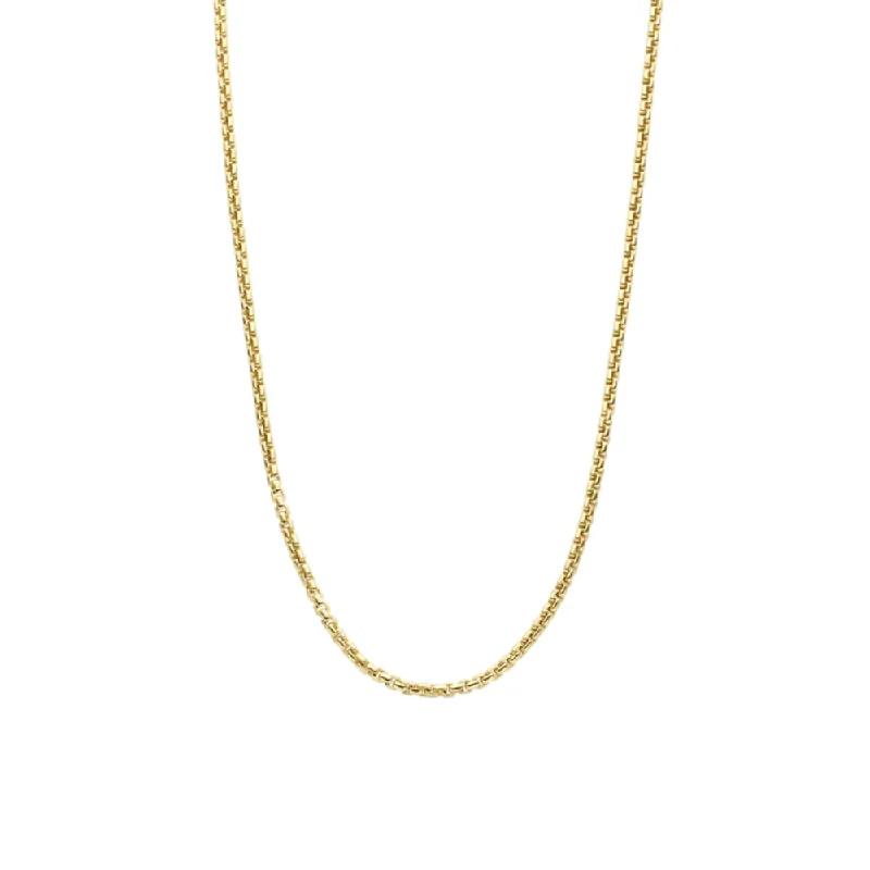 Heavy stone necklaces-Choker Necklaces-Ti Sento Gold Plated Chain Necklace