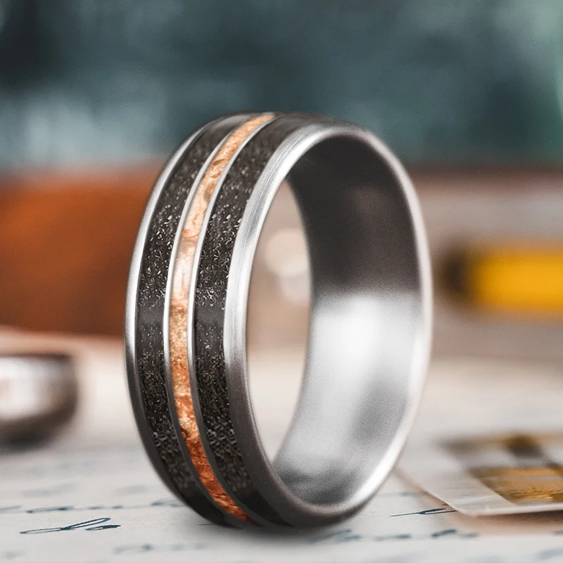 Tiny stack rings-Custom Design - 3-Inlay Narrow Center Ring nX2yt7ppi0chC91OW2Fsdxe4