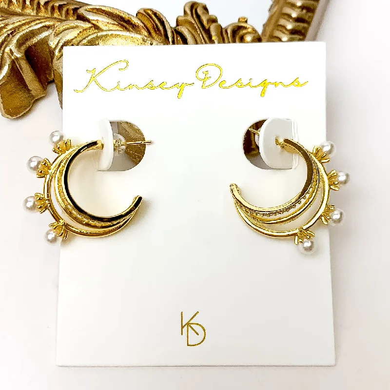 Geometric Earrings-Kinsey Designs | Hattie Pearl Earrings